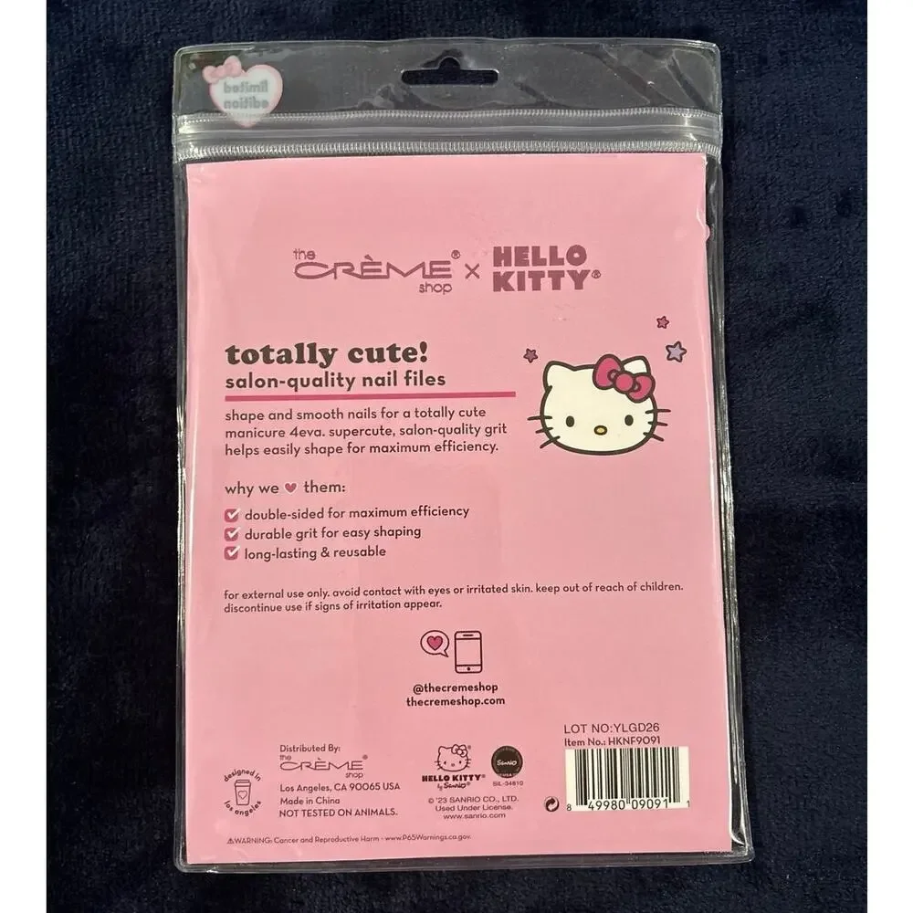 Hello Kitty Salon Quality Nail Files - Set of 5!